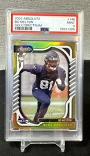 2022 Panini Absolute Rookies Bo Melton #146 Spectrum Gold 10/10 (RC) PSA 9