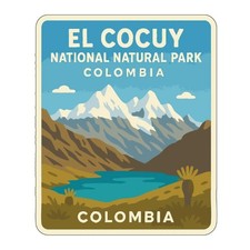 El Cocuy Colombia Iron On Heat Transfer Vinyl HTV Die-Cut World National Parks