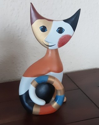 Goebel ROSINA WACHTMEISTER  große Katze ''Francesco''   Vitrinenware    