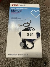 CVS Health Manual Blood Pressure Monitor with Stethoscope Medium Cuff 8.7  to 12