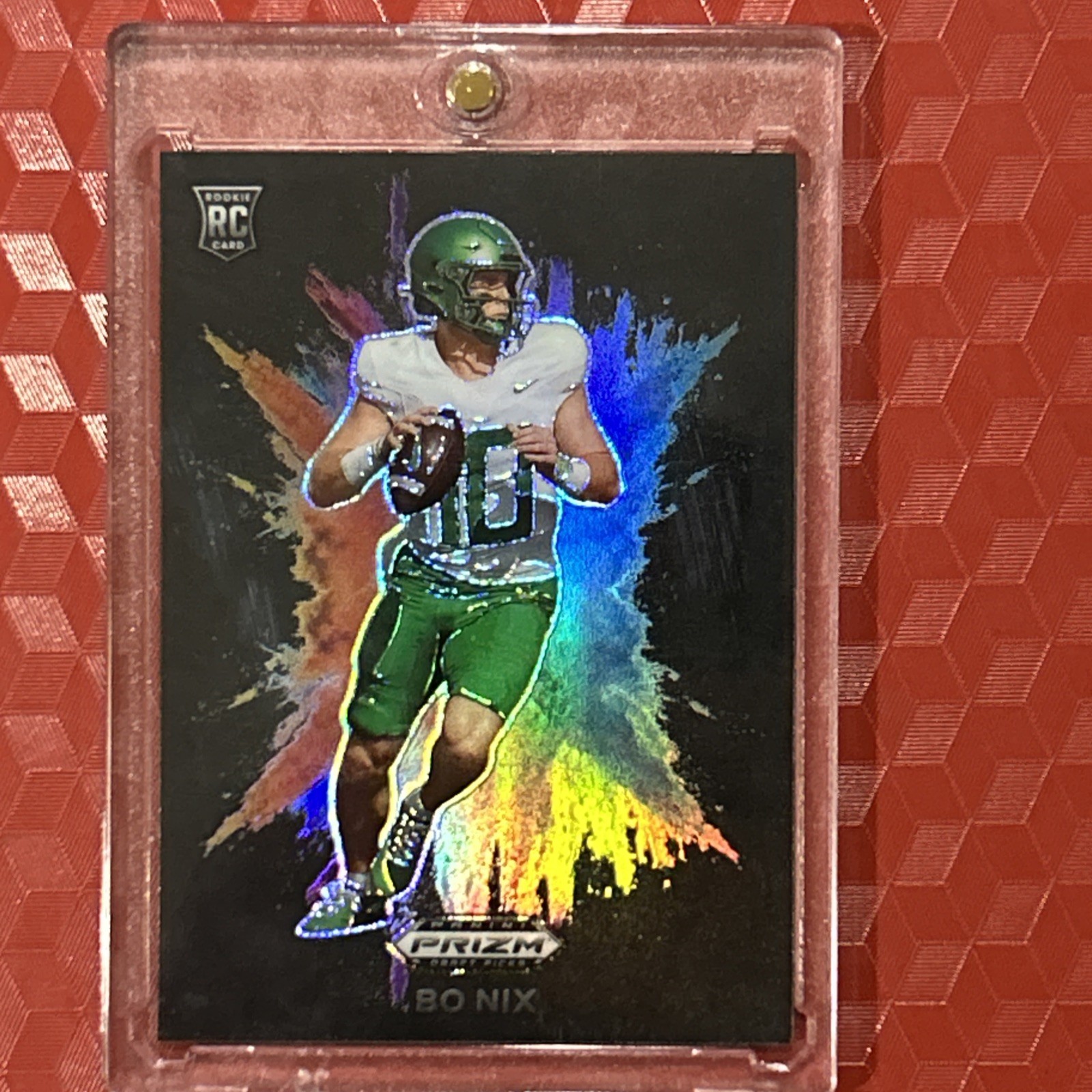 2024 Panini Prizm Draft Picks - Black Color Blast Bo Nix SUPER CLEAN & CENTERED