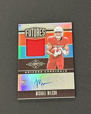2023 Panini Legacy - Futures Patch Autograph Michael Wilson No. FAPS-29 Silver