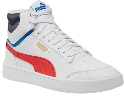 Puma Shuffle Mid 41 Hohe Weiße Sportschuhe