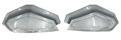Powermadd Star Series Handguards Hand Guard Extensions Silver ATV MX Snowmobile