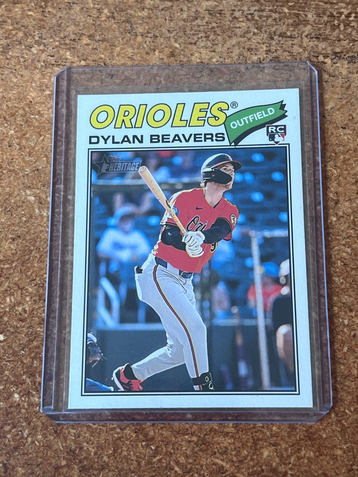 2026 Topps Heritage Baseball # 48 Dylan Beavers RC