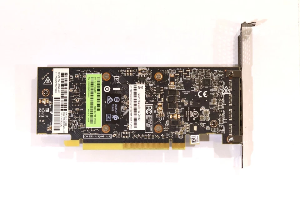 HP AMD Radeon Pro WX 3200 4GB GDDR5 PCIe Graphics Card P/N: L65648-002 Tested - Image 4 of 4