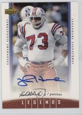 2006 UD Legends Legendary Signatures John Hannah #52 Auto HOF 6m7