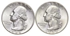 Choice Unc 1958 P+D Washington Quarter Gem BU Collection Lot Set *9311