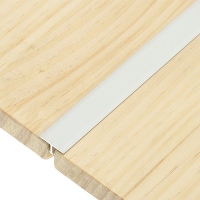 3Pcs T-Molding Transition Strips, 2.95 ft x 0.59 Inch, Matte White