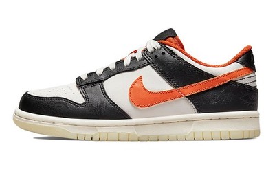 Nike Dunk Low PRM Halloween 2021 GS Kids DO3806-100 New Authentic