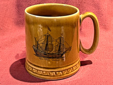 Rare Vintage Britannia Designs 1/2 pint Tankard The Mayflower Excellent Cond