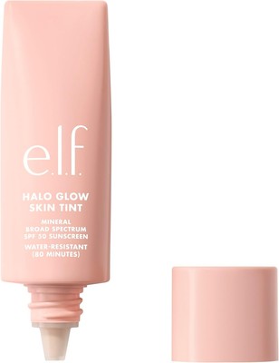 e.l.f. Halo Glow Hauttönung LSF 50, getönte Feuchtigkeitscreme für leichte, aufbaubare... 