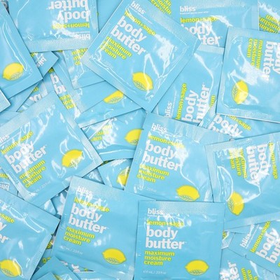 6 Bliss Lemon+Sage Body Butter Packets - 0.23 fl oz / 7 ml each