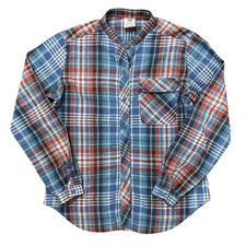 Vintage Levis Button Down Shirt Plaid Wmns Sz S Exclusive Olympic Games USA 80s