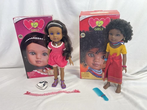 Hearts For Hearts Girls Dolls India Nani & Ethiopia Rachel