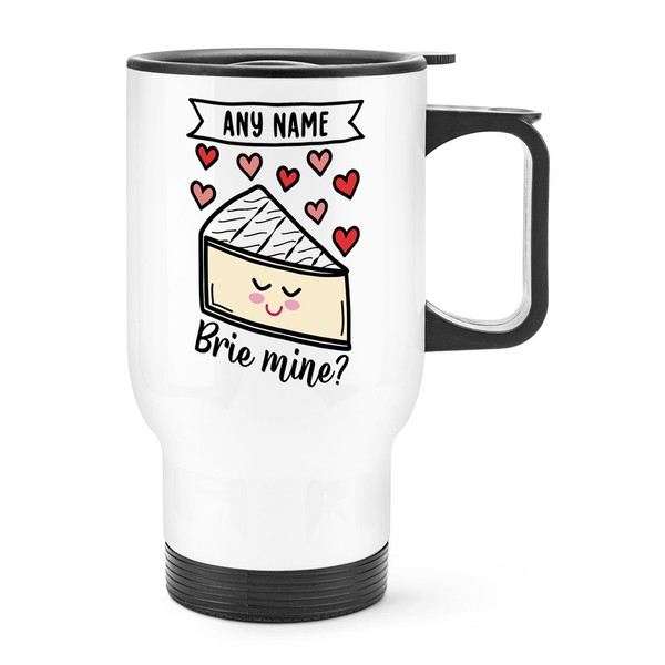 Personalisiert Brie Bergwerk Reise Becher Tasse Griff Valentinstag Freundin-image