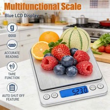Digital Kitchen Food Diet Scale, Multifunction Weight Balance 6.6lb/0.1g 0.04Oz 
