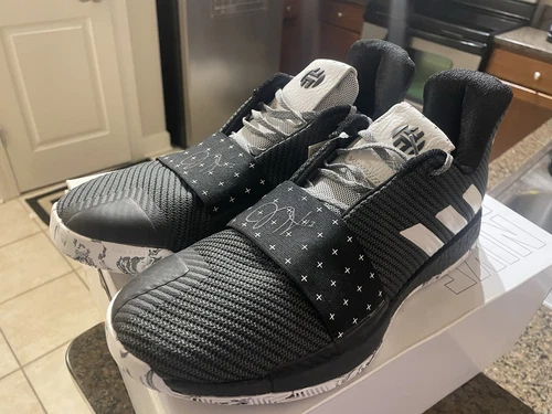 Adidas Harden Vol. 3 Cosmos Black White boost BB7723 rare size 12 yzy fog 