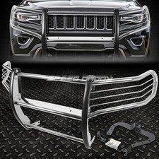 For 11-16 Grand Cherokee Wk2 Suv Chrome Stainless Steel Front Bumper Grill Guard