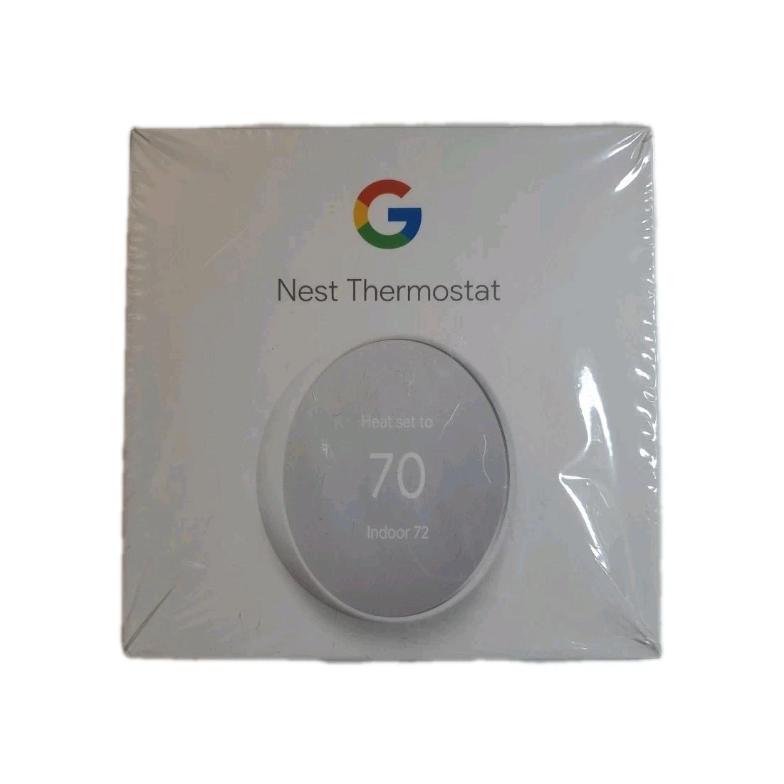 Google Nest Thermostat Smart Programmable Wi-Fi Thermostat Snow White NOB