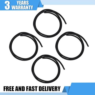 LH+RH Door Seal Rubber 4PCS New Replacement For BMW E36 Coupe 2 Door