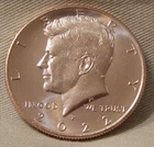 2022 P Kennedy Half Dollar From A BU Bank Roll. Nice Coin!