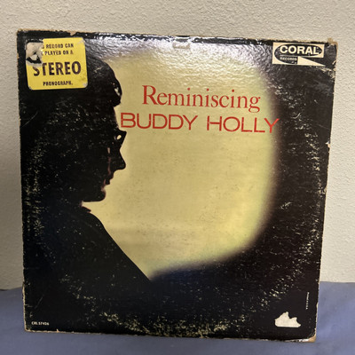 Buddy Holly ''Reminiscing'' LP Coral CRL-57426 1st press 1963 VG