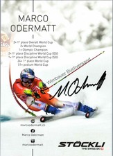 Autogrammkarte Marco Odermatt Odermatt, Marco : 334695