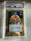 2025 Topps Pro Debut - Chrome Konnor Griffin Auto Gold Refractor /50 (RC) PSA 9