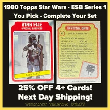 1980 Topps Star Wars Cards Empire Strikes Back Series 1 Singles #1-132 You Pick