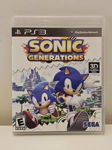 LOT OF 2! Sonic Generations CIB Microsoft Xbox 360 Sony PS3 2011 Complete Manual - Picture 8 of 20