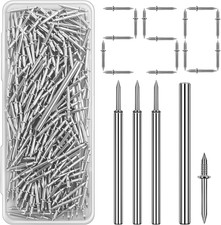 250 Pack Double-Headed Skirting Nails with Sleeve Tool - Double Sided Nails