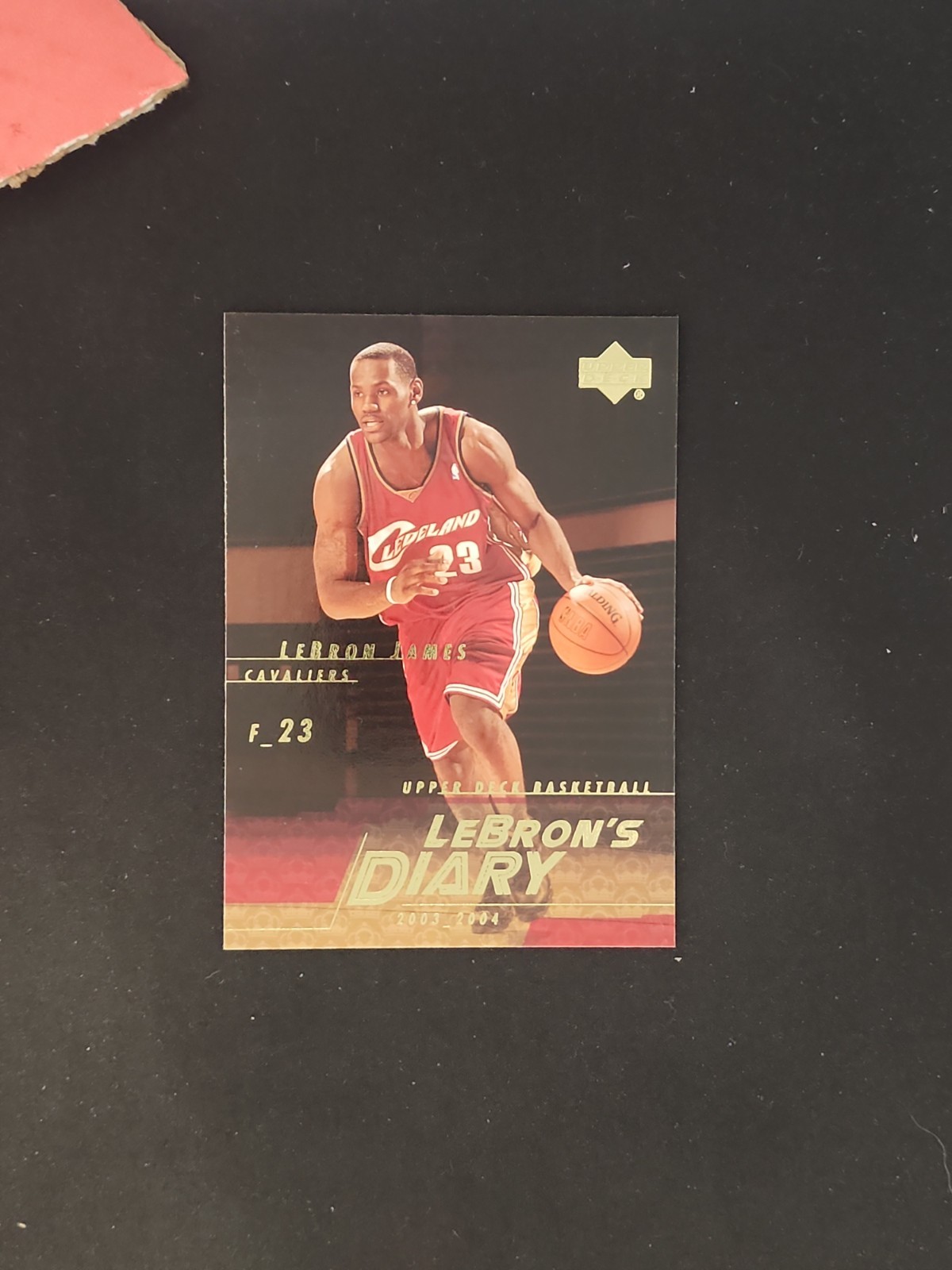 2003-04 Upper Deck - Lebron's Diary LeBron James #LJ14 (RC)