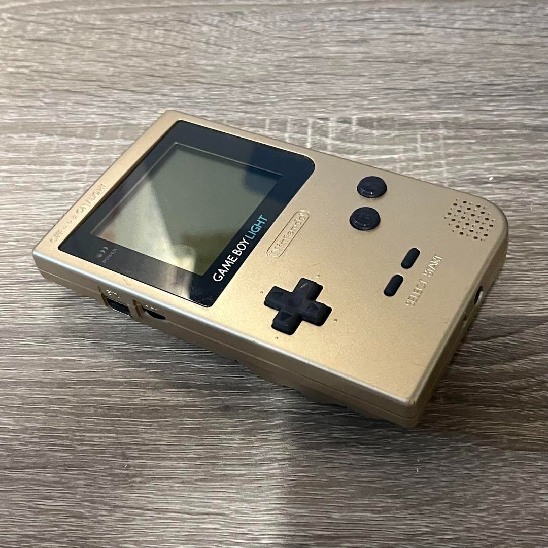 Nintendo Game Boy Light MGB-101 Gold Console Japan Tested Nintendo Game Boy Light MGB-101 Gold Console Japan Tested