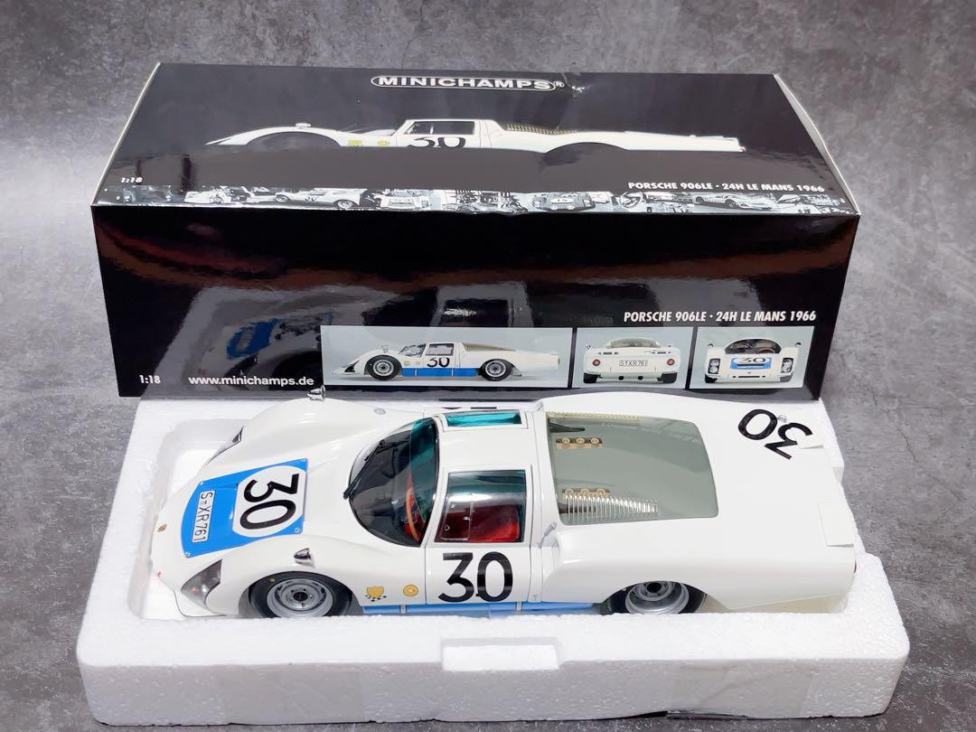 PMA 1/18 Porsche 906LE 1966 24H Le Mans Diecast Model Car PMA 1/18 Porsche 906LE 1966 24H Le Mans Diecast Model Car