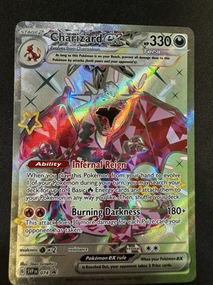 Pokemon TCG Charizard ex 074 SV Promo Holo EX 330 HP English