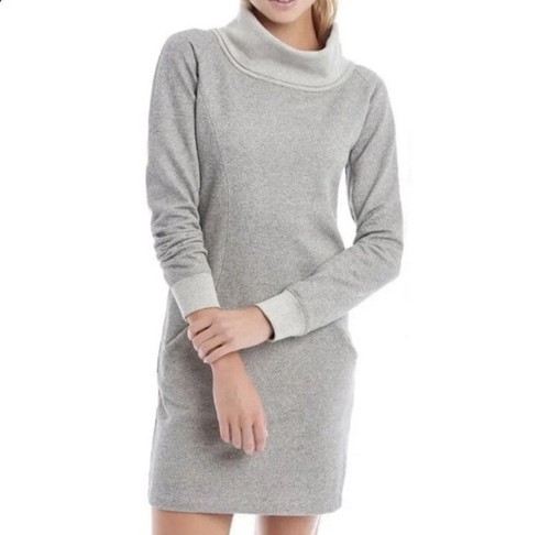 Lole Sweatshirt Sweater Dress in Gray 