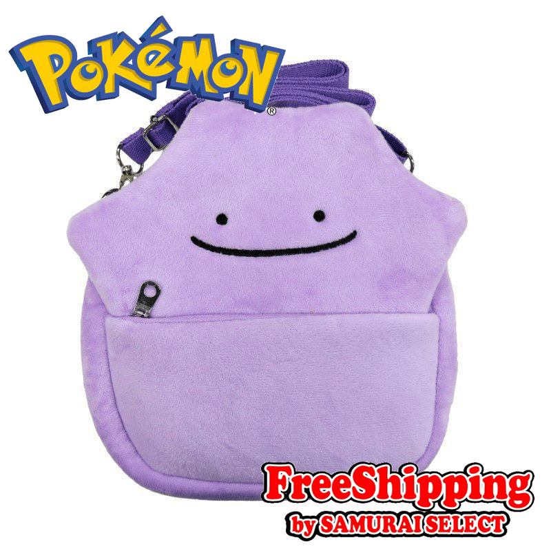 Pokemon Ditto Plush Pochette Shoulder Bag Genuine Pouch accessory case