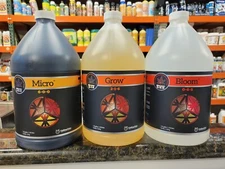 Cutting Edge Solutions Combo 1 Gallon Ea. Liquid Concentrate MICRO, GROW & BLOOM