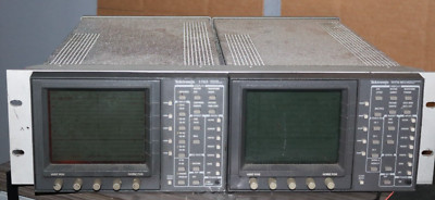 LOT OF 2 Tektronix 1765 Waveform Vector Monitor /WFM 601M COMPONENT MONITOR