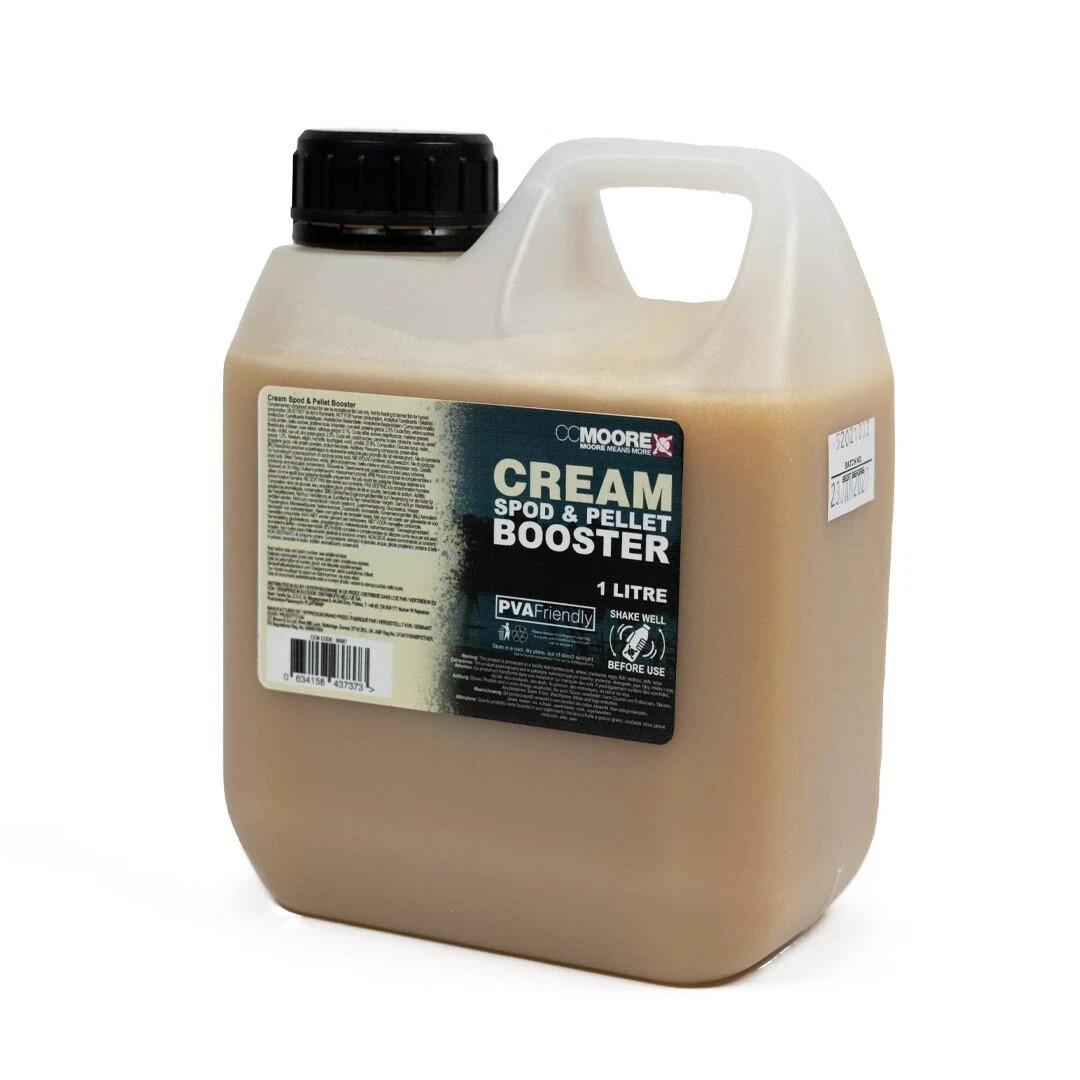 CC Moore Cream Spod & Pellet Booster Liquid- Carp Fishing- 1 litre