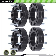 4x 8x180 Wheel Spacers 2 For Chevy Silverado Gmc Sierra 2500 3500 Hd 2011-2023