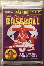 1991 Score “Series 2” Pack: Bill Wegman Brewers (Top) Francisco Olivares Giants