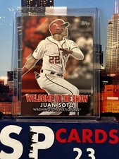 2022 Topps Series 1 #WTTS11 Juan Soto Welcome To The Show Black Parallel /299