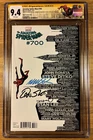 Amazing Spider-Man #700, Martin,  CGC 9.4 3X SS, signed Slott, Ramos, Delgado