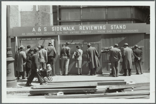 4X6 Foto, 1950er Jahre Bau des Kaufhauses Abraham & Straus in Brooklyn  - Bild 1 von 1