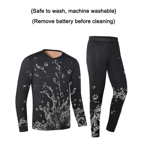 Heated Thermal Underwear For Men Women USB Multi Zone Intelligent J8 Heated D2K3 - Picture 18 of 26