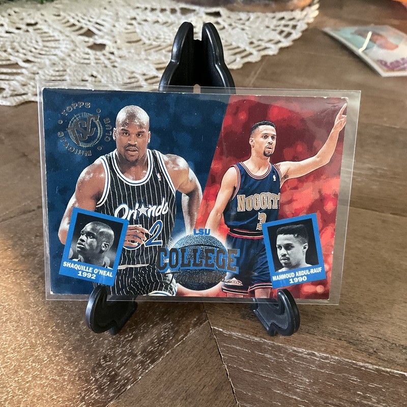 1994-95 Topps Stadium Club - #102 Shaquille O'Neal, Mahmoud Abdul-Rauf