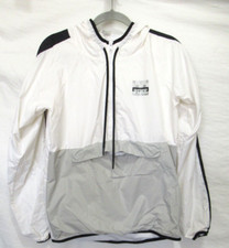 Pink By Victoria's Secret Size XS/S White  Gray Pullover Lined Windbreaker