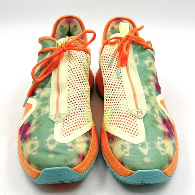 Nike PG 4 x Gatorade NBA ASG 2020 Tie Dye Orange Paul George Sneakers Mens Sz 17 PG4 x Gatorade  main image 4